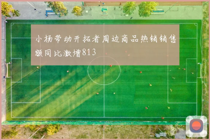 小杨带动开拓者周边商品热销销售额同比激增813