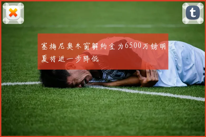 塞梅尼奥冬窗解约金为6500万镑明夏将进一步降低