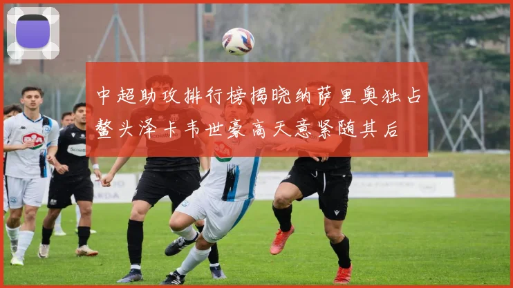 中超助攻排行榜揭晓纳萨里奥独占鳌头泽卡韦世豪高天意紧随其后